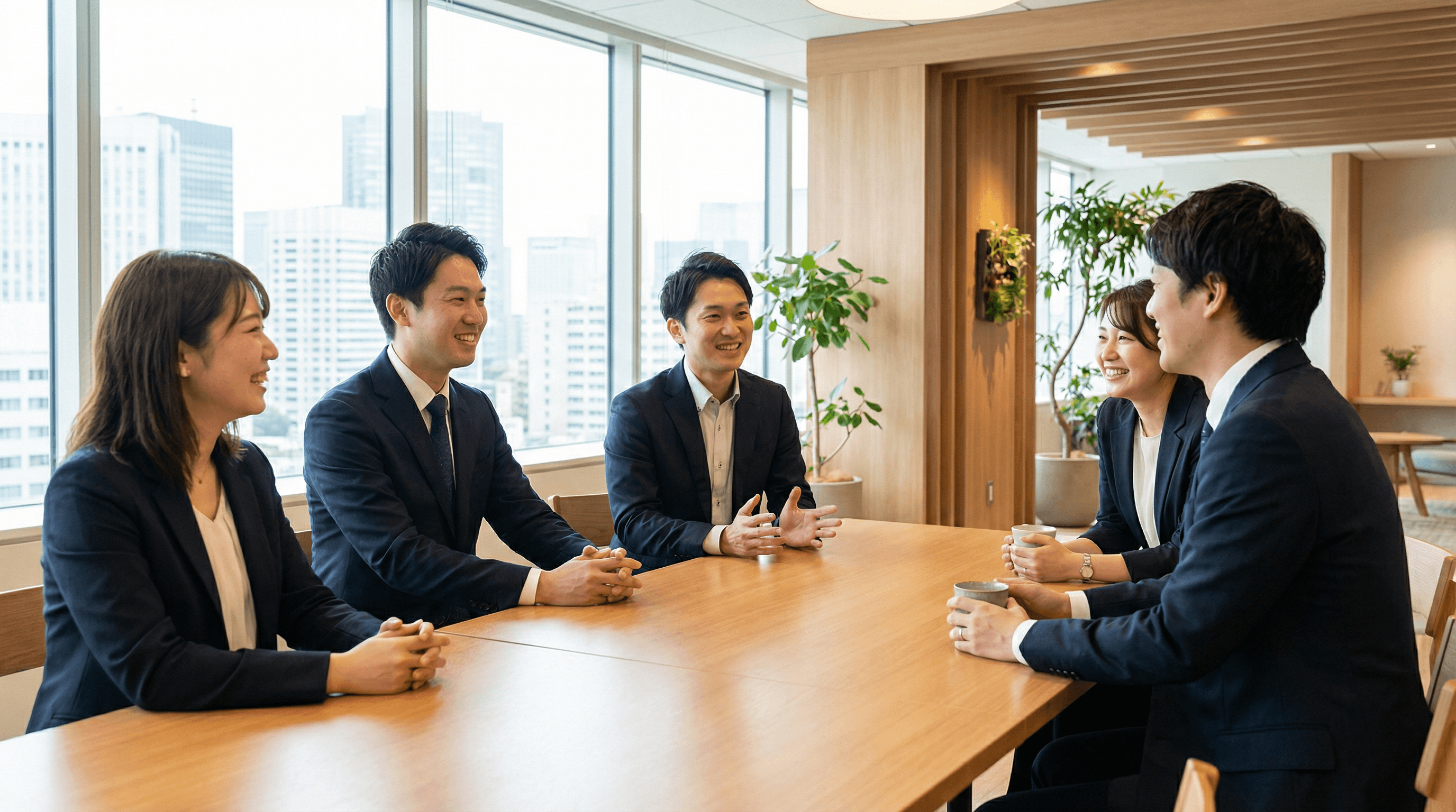 経営者同士の交流の写真